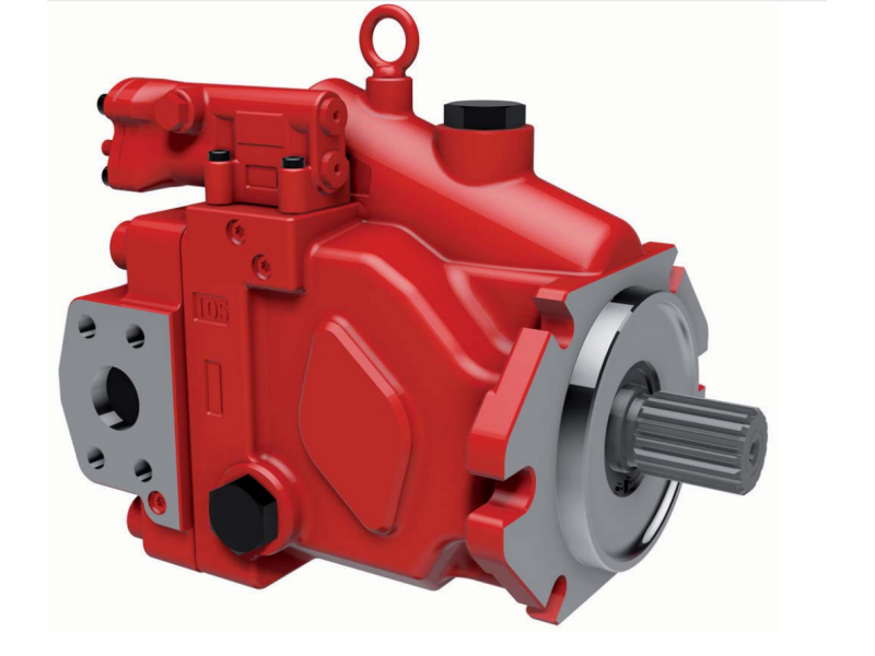 Pompa osiowa tłokowa średniego ciśnienia z układem otwar