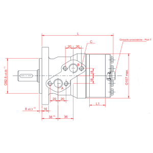 Silnik hydrauliczny gerotorowy, Chłonność silnika hydraul