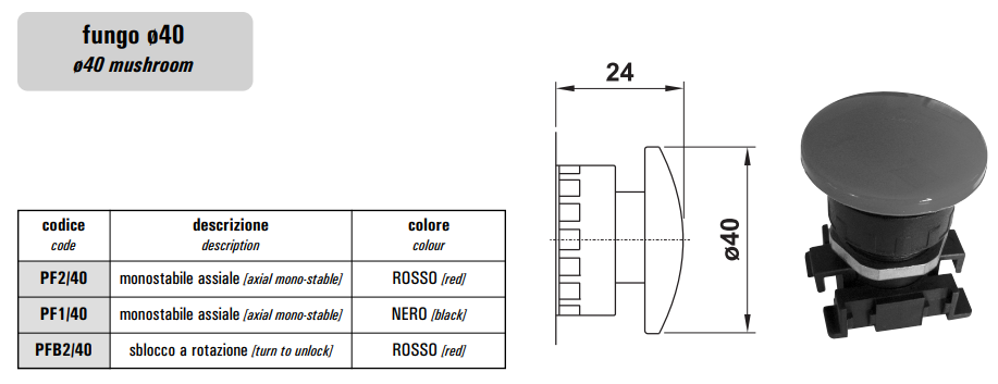Przyciski sterownicze - przełączniki