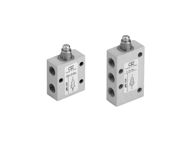 Zawór 431/451 MP, Elektrozawory - pozycje zaworu: 5/2