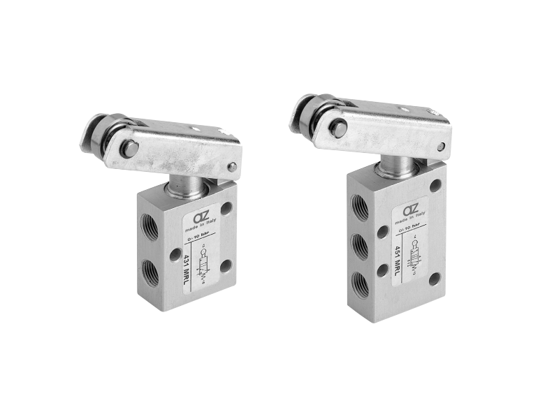 Zawór mechaniczny 431/451 MRL, Elektrozawory - pozycje zawo