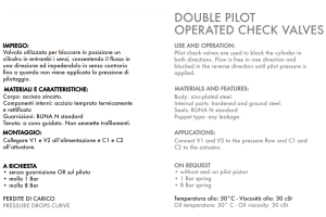 Zawór zwrotny sterowany bliźniaczy VBPDE, Rozmiar gwintu: 