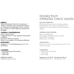 Zawór zwrotny sterowany bliźniaczy VBPDE, Rozmiar gwintu: 