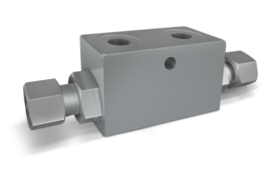 Podwójny zawór sterowany VBPDE 2 CEXC 1/4" BSPP 10L, Rozmi