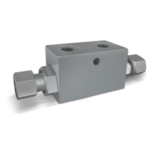 Podwójny zawór sterowany VBPDE 2 CEXC 1/4" BSPP 10L, Rozmi