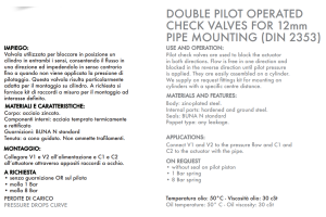 Podwójny zawór sterowany VBPDE 2 CEXC 1/4" BSPP 10L, Rozmi