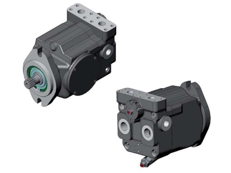 Dwubiegowe osiowe silniki tłokowe TMV550, Objętość geome