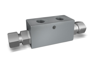 Podwójny zawór sterowany VBPDE 2 CC 3/8" BSPP, Rozmiar gwi