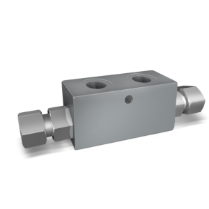 Podwójny zawór sterowany VBPDE 2 CC 3/8" BSPP, Rozmiar gwi