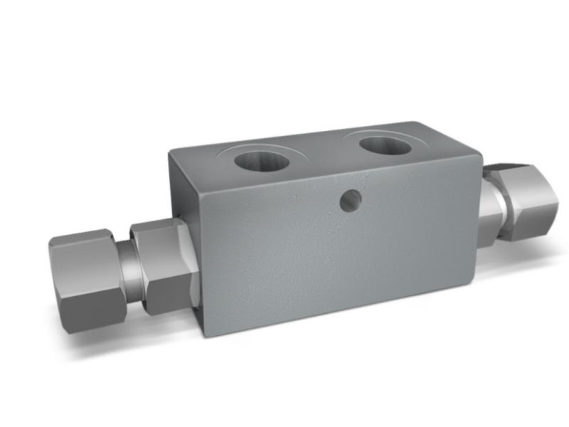Podwójny zawór sterowany VBPDE 2 CC 3/8" BSPP, Rozmiar gwi