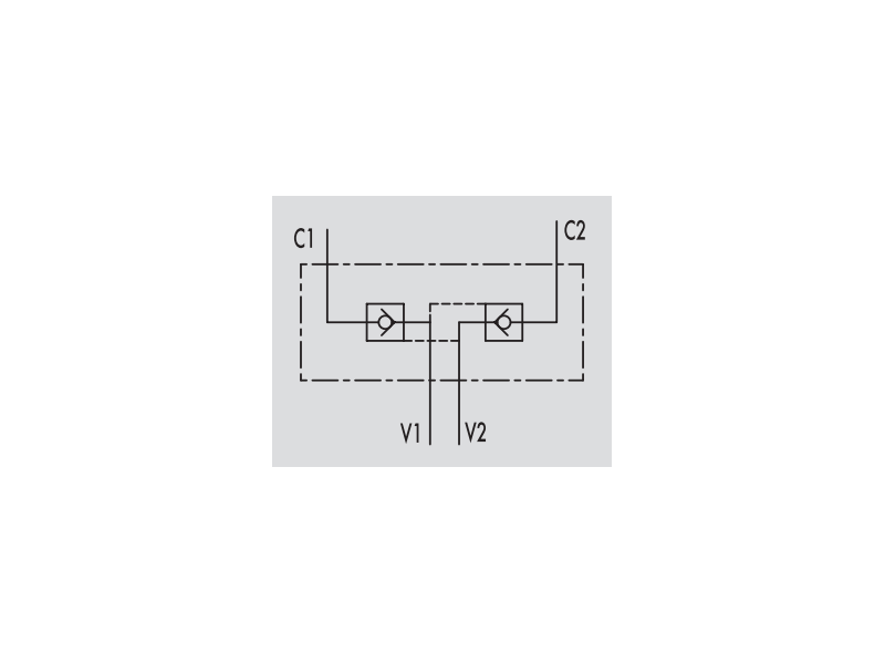 Podwójny zawór sterowany VBPDE A 1/4" BSPP, Rozmiar gwintu