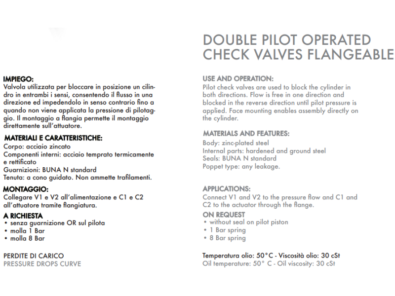 Podwójny zawór sterowany VBPDE FL 3/8" BSPP, Rozmiar gwint