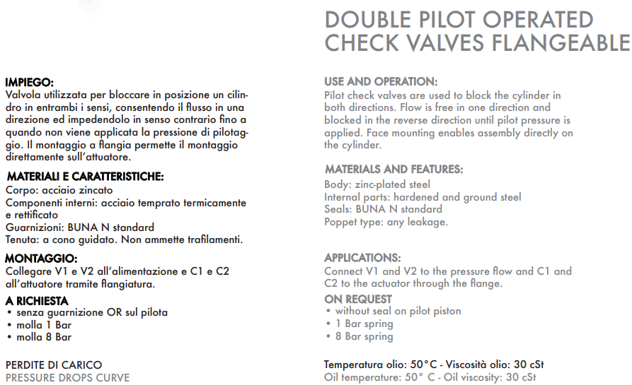 Podwójny zawór sterowany VBPDE FL 3/8" BSPP, Rozmiar gwint