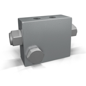 Podwójny zawór sterowany VBPDE FLV 1/4" BSPP, Rozmiar gwin