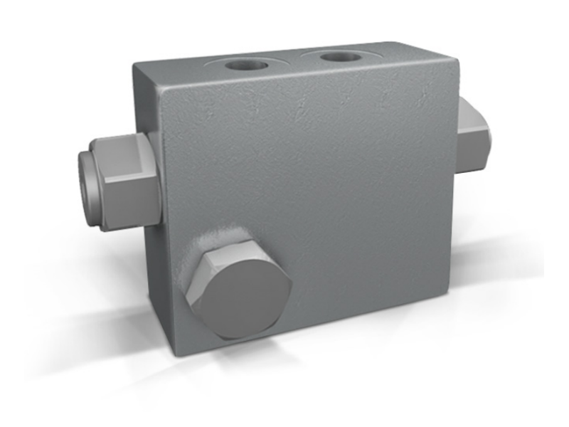 Podwójny zawór sterowany VBPDE FLV 1/4" BSPP, Rozmiar gwin