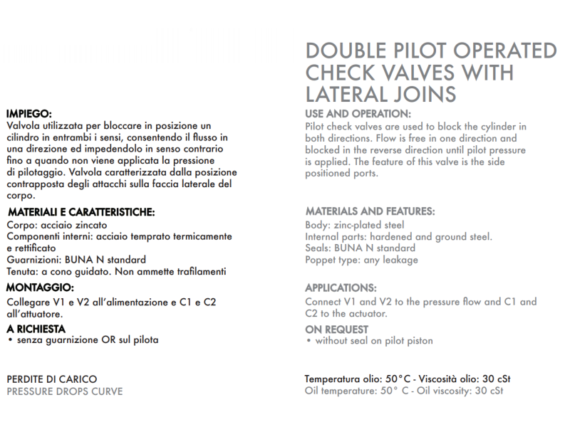 Podwójny zawór sterowany VBPDE AL, Rozmiar gwintu: 1/4" BS