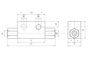 Podwójny zawór sterowany VBPDE AL, Rozmiar gwintu: 1/4" BS