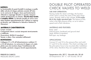 Podwójny zawór sterowany VBAS, Rozmiar gwintu: 3/8" BSPP 7