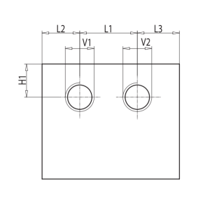 Podwójny zawór sterowany VBAS, Rozmiar gwintu: 3/8" BSPP 7