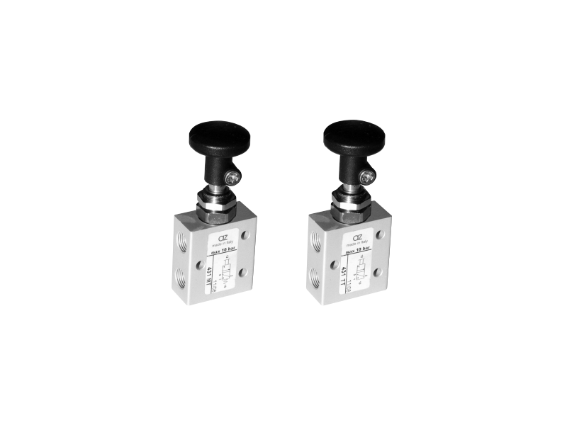 Zawór ręczny 431/451 MT, Funkcje: Bez sprężyny powrotnej