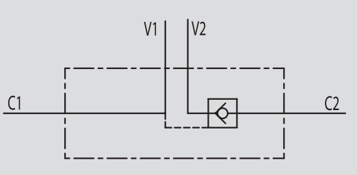 Pojedynczy zawór sterowany VBPSE 1/4" BSPP 2 CEXC, Rozmiar 