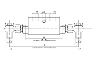 Pojedynczy zawór sterowany VBPSE 1/4" BSPP 2 CEXC, Rozmiar 
