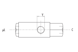 Pojedynczy zawór sterowany VBL/3 1/4" BSPP, Rozmiar gwintu:
