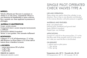 Pojedynczy zawór sterowany VBPSE 1/4" BSPP A, Rozmiar gwint