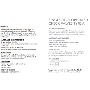 Pojedynczy zawór sterowany VBPSE 1/4" BSPP A, Rozmiar gwint