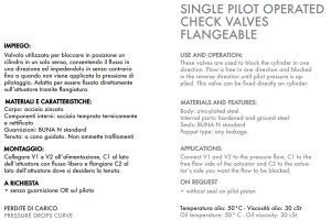 Pojedynczy zawór sterowany VBPSE 1/4" BSPP FL, Rozmiar gwin