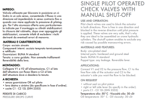 Pojedynczy zawór sterowany VBPSE 1/4" BSPP L c/RUB, Rozmiar