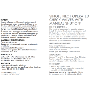 Pojedynczy zawór sterowany VBPSE 1/4" BSPP L c/RUB, Rozmiar