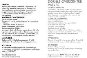 Zawór przeciążeniowo-blokujący VBCD DE, Rozmiar gwintu: 