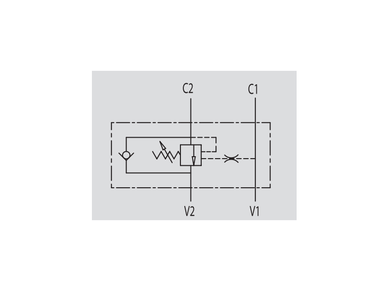 Zawór przeciążeniowo- blokujący VBCD 1/4" BSPP SE A, Roz