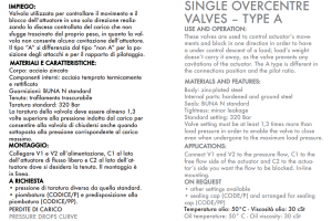 Zawór przeciążeniowo- blokujący VBCD 1/4" BSPP SE A, Roz