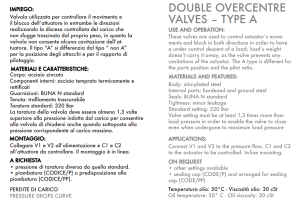 Zawór przeciążeniowo-blokujący VBCD 1/4" BSPP DE A, Rozm