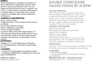 Zawór przeciążeniowo-blokujący VBCD 3/8" BSPP DE FLV, Ro