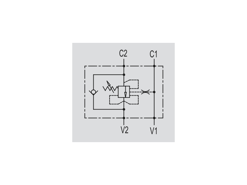 Zawór przeciążeniowo-blokujący VBCD 1/4" BSPP SE A CC, R