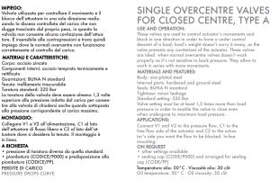 Zawór przeciążeniowo-blokujący VBCD 1/4" BSPP SE A CC, R