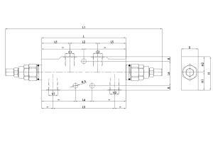 Zawór przeciążeniowo-blokujący VBCD 1/4" BSPP DE A CC, R