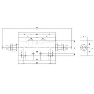 Zawór przeciążeniowo-blokujący VBCD 1/4" BSPP DE A CC, R