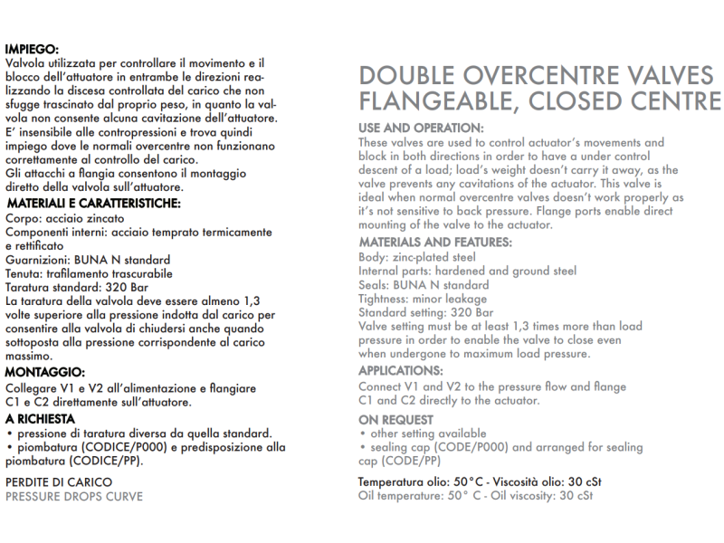 Zawór przeciążeniowo-blokujący VBCD 3/8" BSPP DE FL CC, 