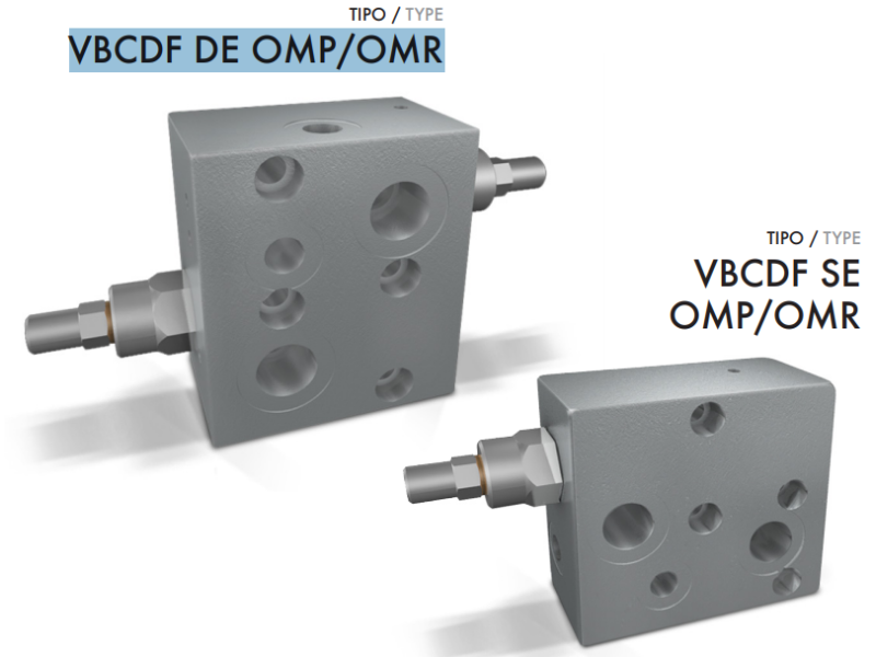Zawór przeciążeniowo-blokujący  VBCDF 1/2" BSPP DE OMP/O