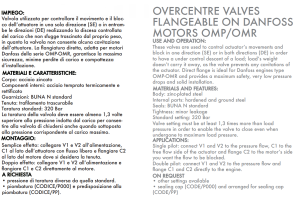 Zawór przeciążeniowo-blokujący  VBCDF 1/2" BSPP DE OMP/O