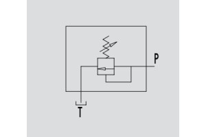 Zawór przelewowy nabojowy 120, Ciśnienie: 50-400 BAR