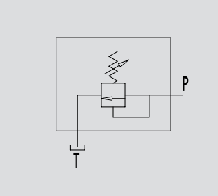 Zawór przelewowy nabojowy 120, Ciśnienie: 50-400 BAR