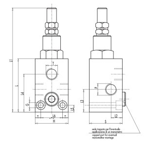 Zawór przelewowy, Wymiary zaworów: 1/2"
