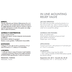 Zawór przelewowy w lini