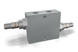 Podwójny zawór przelewowy krzyżowy VAU 1/4" BSPP, Rozmiar