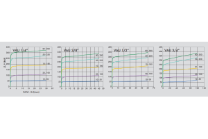 Podwójny zawór przelewowy krzyżowy VAU 1/4" BSPP, Rozmiar